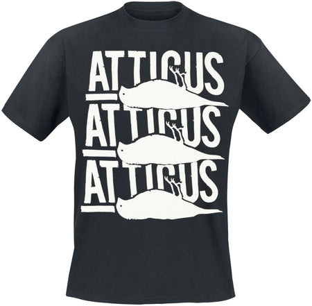 T-Shirt Manches courtes  de Atticus - Trifold - T-Shirt - S à XXL - pour Homme - noir - Atticus