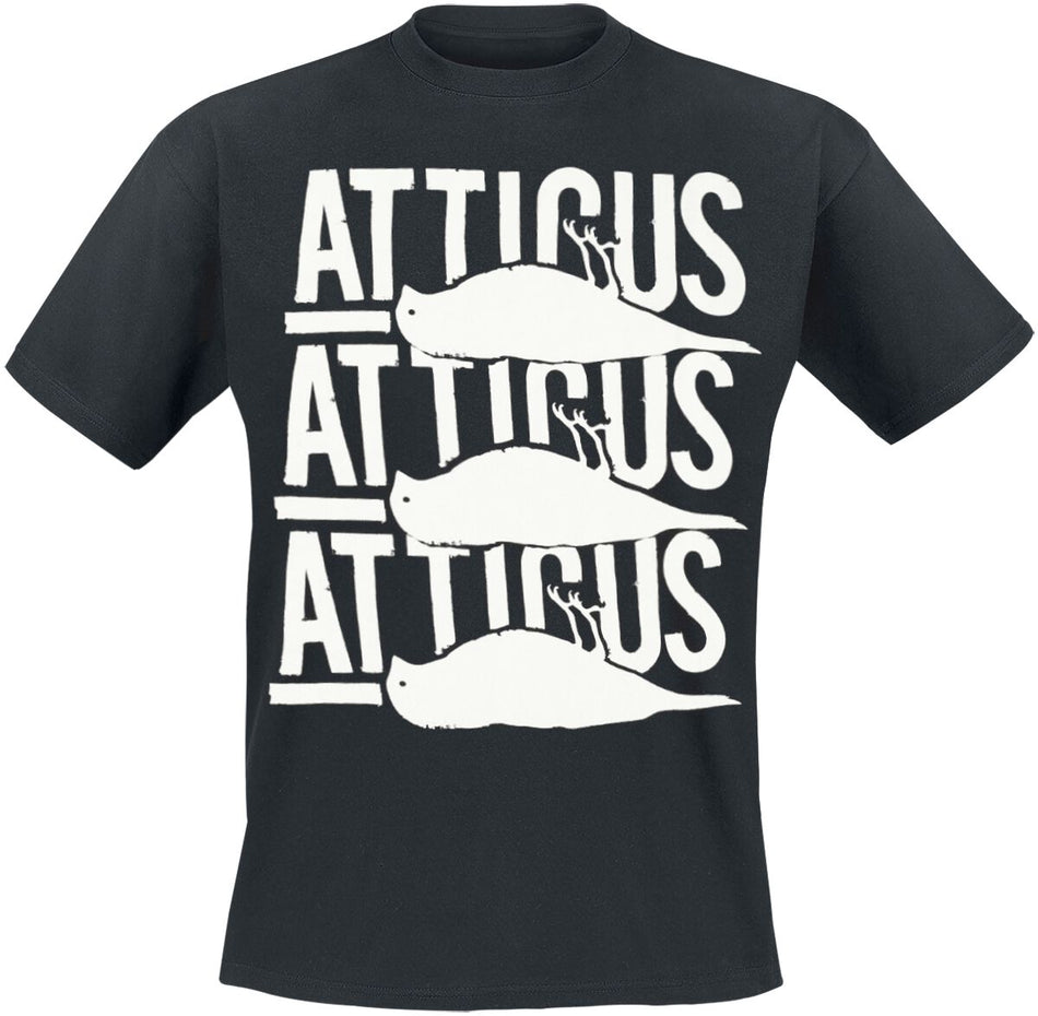 T-Shirt Manches courtes  de Atticus - Trifold - T-Shirt - S à XXL - pour Homme - noir - Atticus