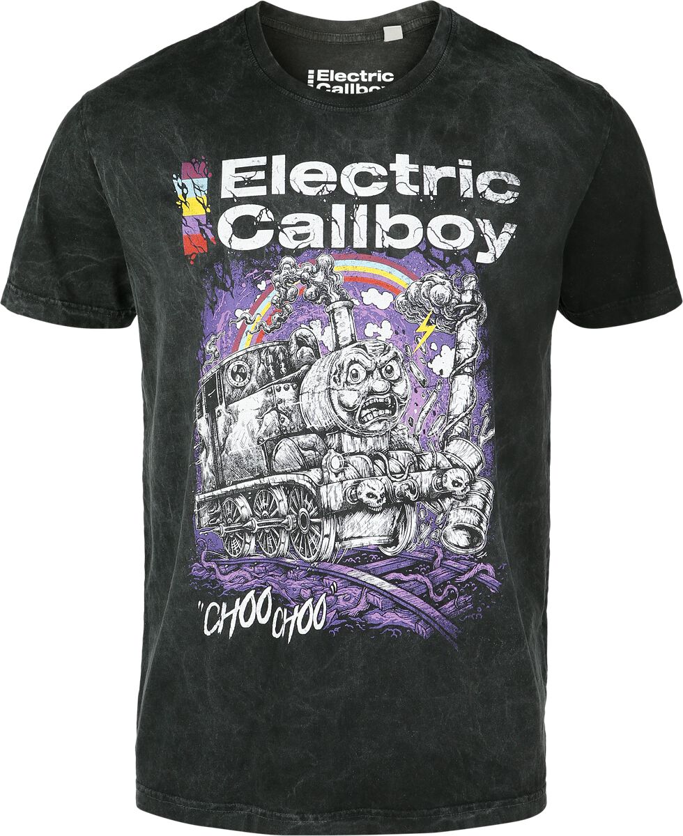 T-Shirt Manches courtes  de Electric Callboy - Choo Choo - S à 3XL - pour Homme - anthracite - Electric Callboy