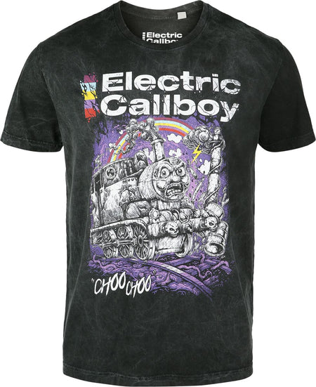 T-Shirt Manches courtes  de Electric Callboy - Choo Choo - S à 3XL - pour Homme - anthracite - Electric Callboy
