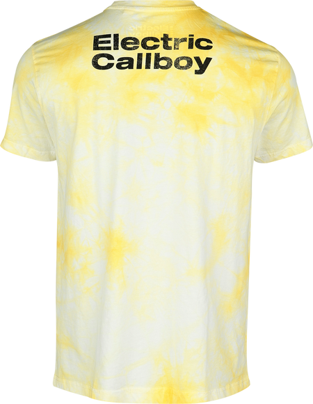 T-Shirt Manches courtes  de Electric Callboy - Fuck Boi - S à 4XL - pour Homme - jaune - Electric Callboy - View 2