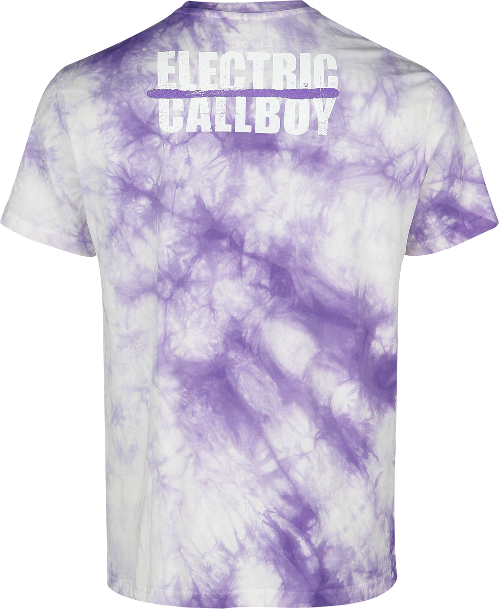 T-Shirt Manches courtes  de Electric Callboy - Fuck Boi - S à 3XL - pour Homme - lilas - Electric Callboy - View 2