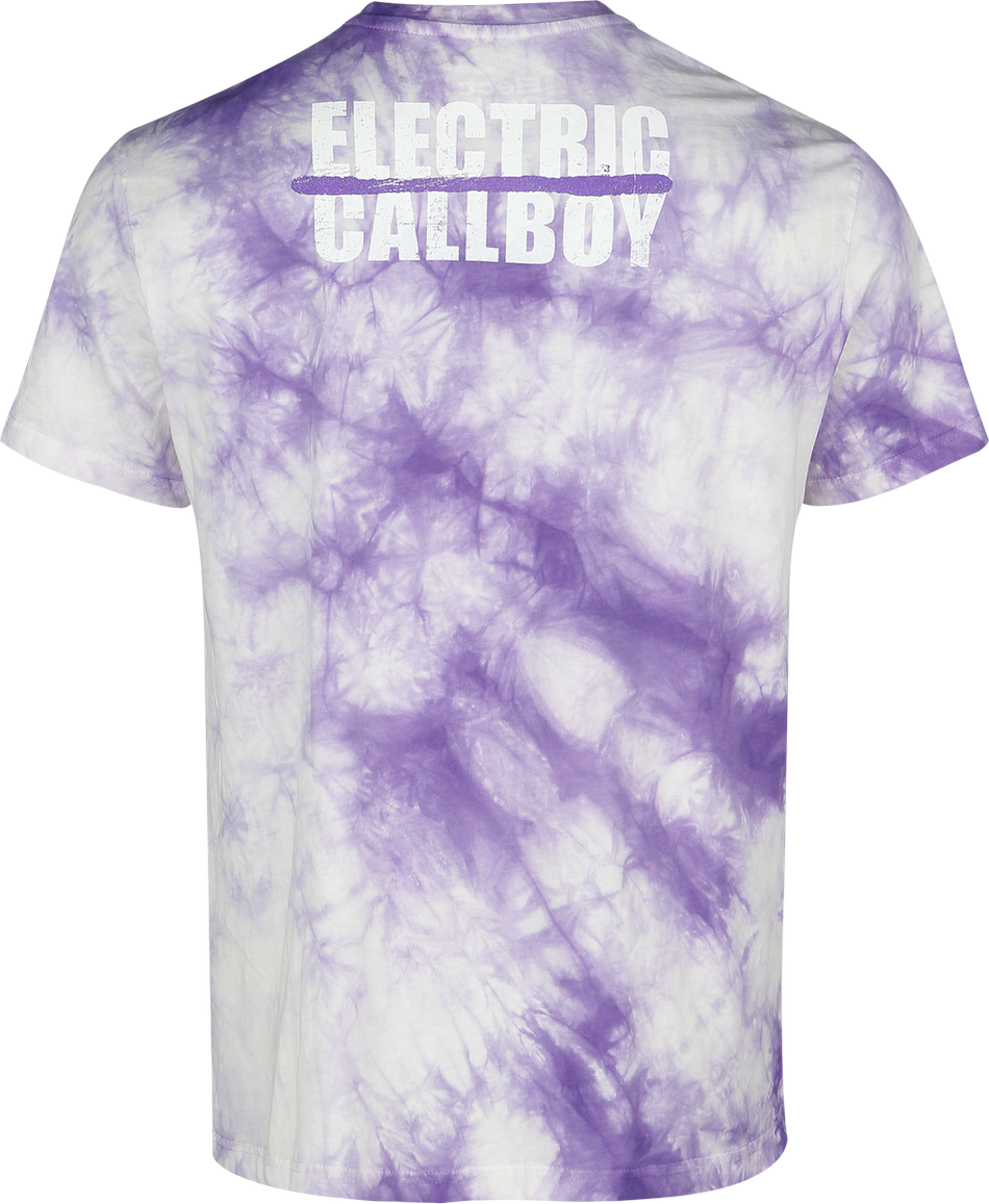 T-Shirt Manches courtes  de Electric Callboy - Fuck Boi - S à 3XL - pour Homme - lilas - Electric Callboy - View 2