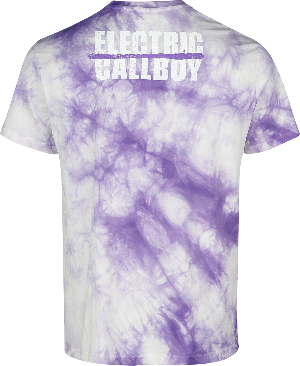 T-Shirt Manches courtes  de Electric Callboy - Fuck Boi - S à 4XL - pour Homme - lilas - Electric Callboy - View 2