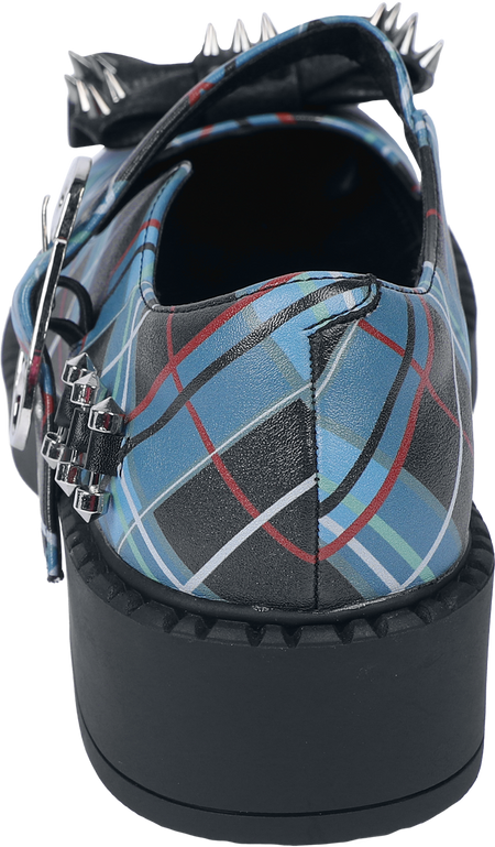 Talons hauts Gothic de KOI - Monster High - Simulacrums Plaid Mary Janes - EU36 à EU42 - pour Femme - noir/vert - KOI - View 2