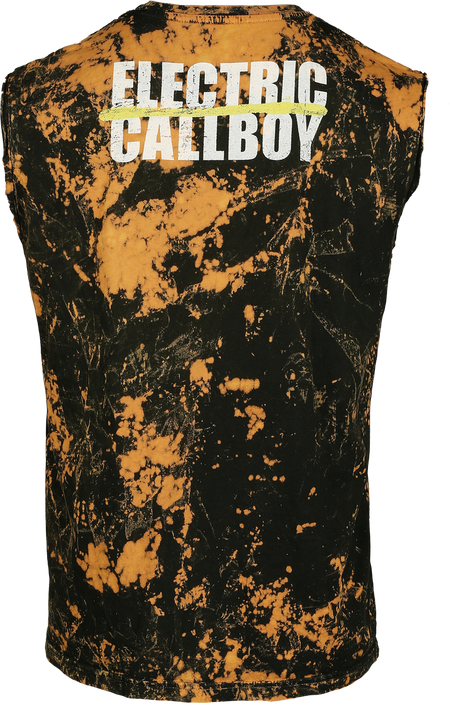 Débardeur  de Electric Callboy - Spray Smile - S à XXL - pour Homme - noir - Electric Callboy - View 2