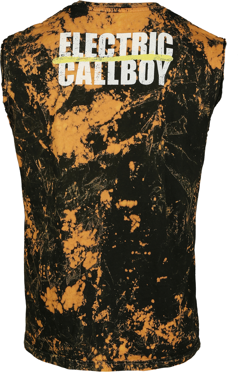 Débardeur  de Electric Callboy - Spray Smile - S à XXL - pour Homme - noir - Electric Callboy - View 2