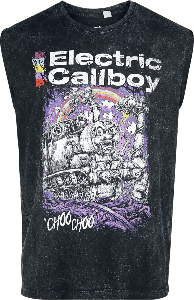Débardeur  de Electric Callboy - Choo Choo - S à XXL - pour Homme - anthracite - Electric Callboy