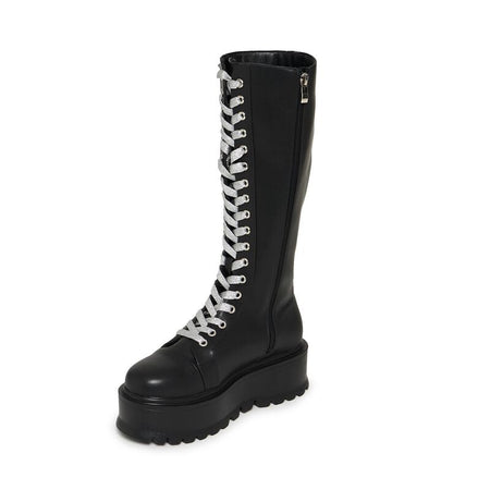 Bottes lacées Gothic de KOI - Monster High - Frankie Stein Firecracker Long Platform Boots - EU36 à EU43 - pour Femme - noir/vert - KOI
