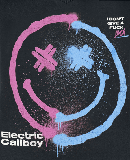 Top  de Electric Callboy - Fuck Boi - M à 4XL - pour Femme - noir - Electric Callboy - View 2