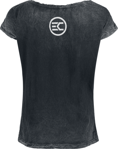 T-Shirt Manches courtes  de Electric Callboy - Square Logo - S à 4XL - pour Femme - gris - Electric Callboy - View 2