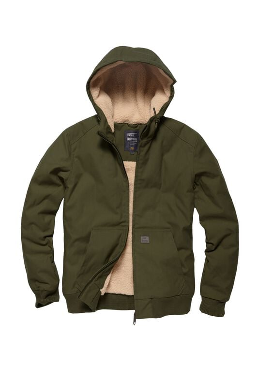 Veste d'hiver  de Vintage Industries - Veste Datton - S à 3XL - pour Homme - olive - Vintage Industries