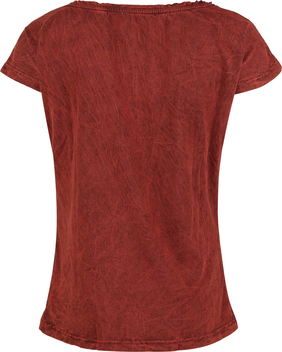 T-Shirt Manches courtes  de Powerwolf - Metal Circle - S à 4XL - pour Femme - rouge - Powerwolf - View 2