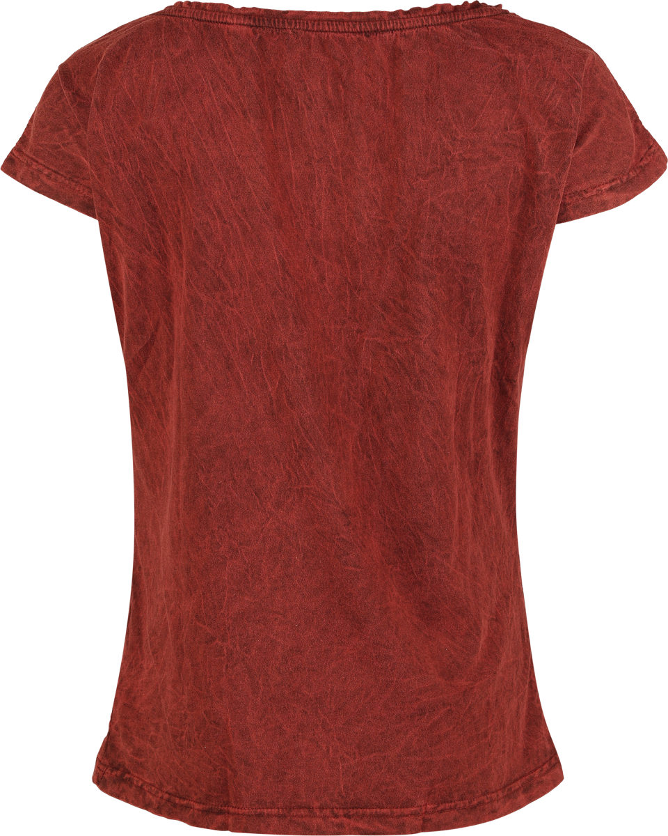 T-Shirt Manches courtes  de Powerwolf - Metal Circle - S à 4XL - pour Femme - rouge - Powerwolf - View 2