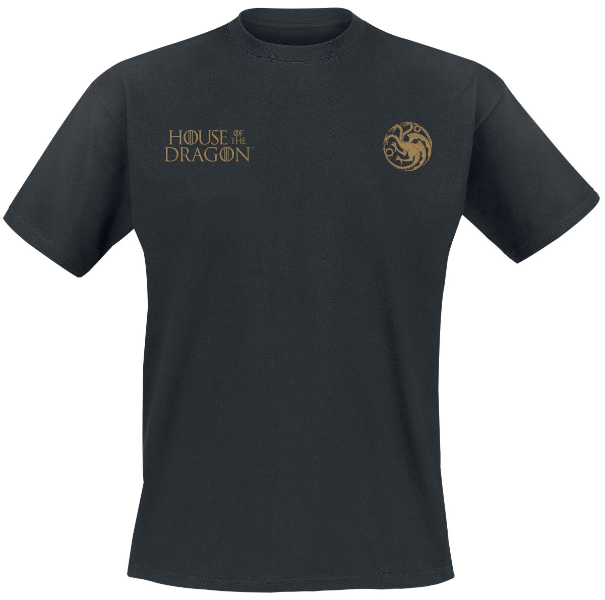 T-Shirt Manches courtes  de Game Of Thrones - House of the Dragon - Trône de Fer - S à XXL - pour Homme - noir - Game Of Thrones