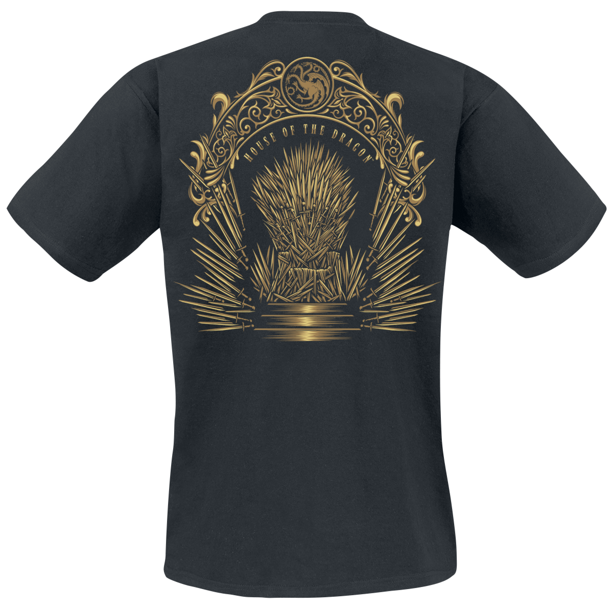 T-Shirt Manches courtes  de Game Of Thrones - House of the Dragon - Trône de Fer - S à XXL - pour Homme - noir - Game Of Thrones - View 2