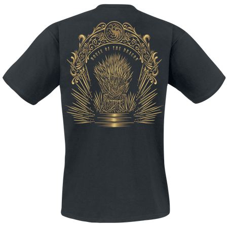 T-Shirt Manches courtes  de Game Of Thrones - House of the Dragon - Trône de Fer - S à XXL - pour Homme - noir - Game Of Thrones - View 2
