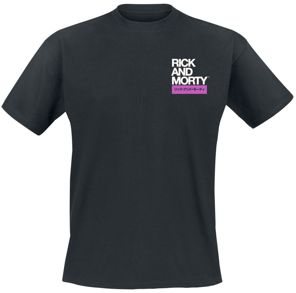 T-Shirt Manches courtes  de Rick & Morty - Ready 2 Ride - S à XL - pour Homme - noir - Rick & Morty