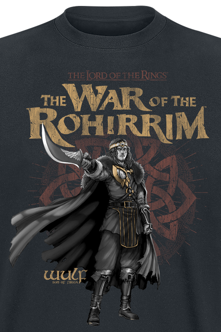T-Shirt Manches courtes  de Le Seigneur Des Anneaux - La Guerre des Rohirrim - Wulf - S à 3XL - pour Homme - noir - Le Seigneur Des Anneaux - View 2