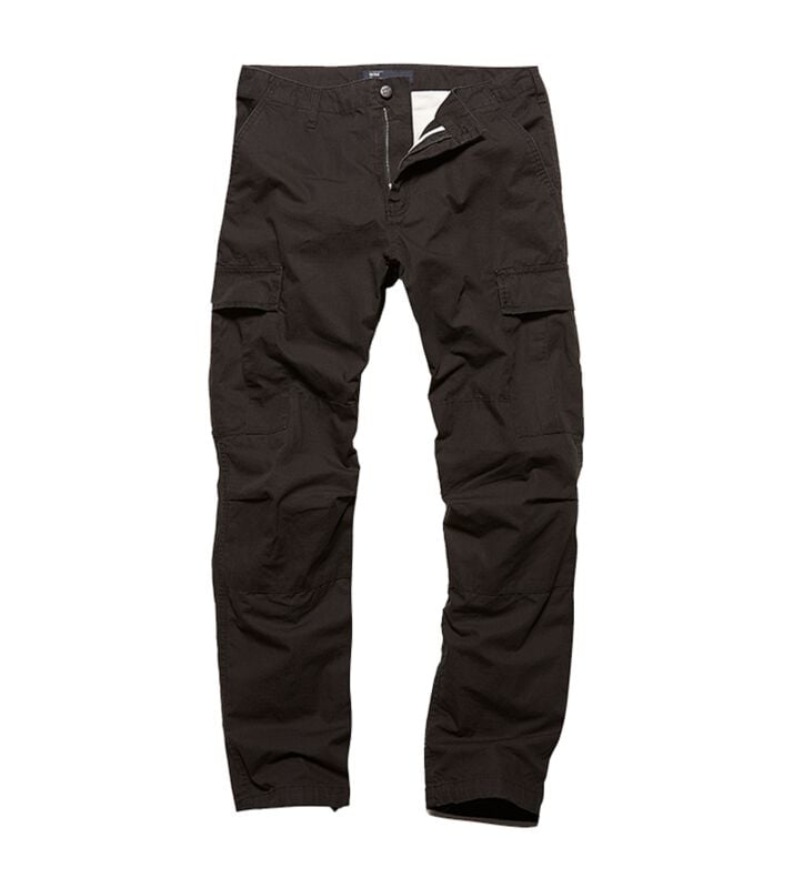 Pantalon en toile  de Vintage Industries - TYRONE BDU - Pantalon - 31 à 34 - pour Homme - noir - Vintage Industries