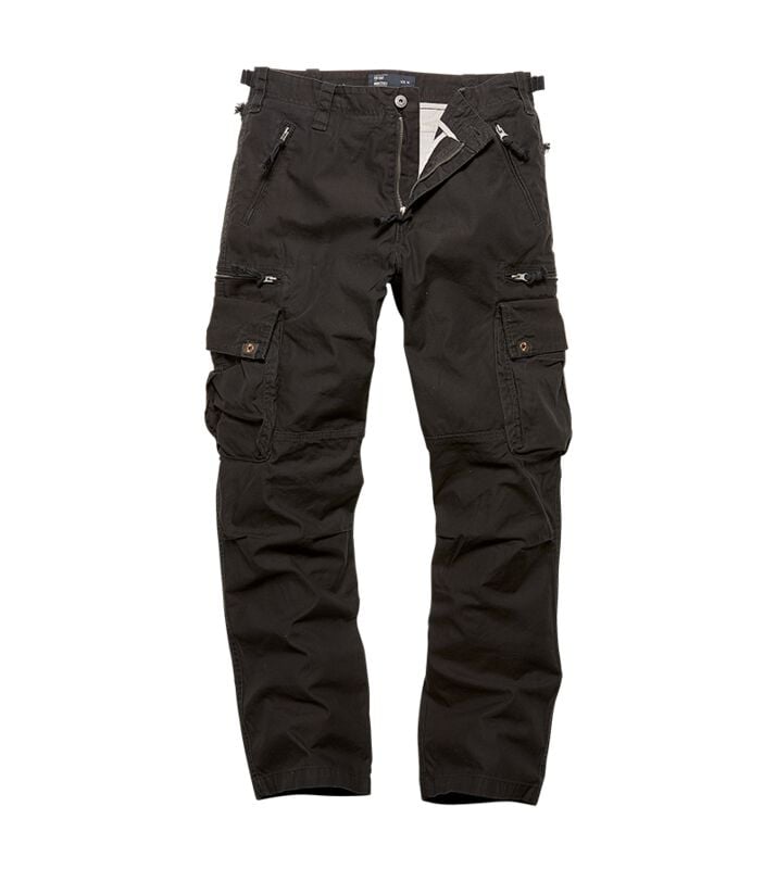Pantalon en toile  de Vintage Industries - RICO - Pantalon - S à XXL - pour Homme - noir - Vintage Industries