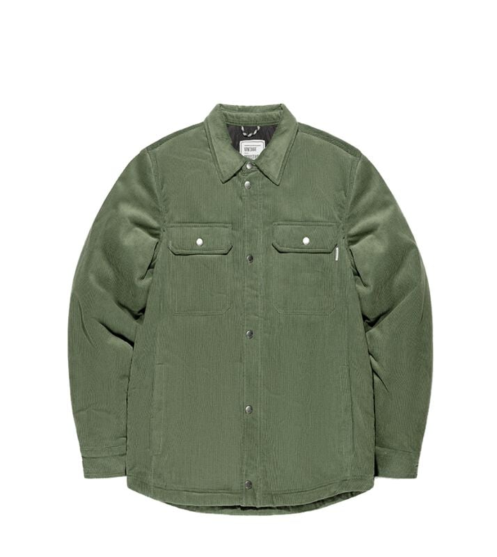 Chemise manches longues  de Vintage Industries - STEVEN - Chemise/Veste - S à XXL - pour Homme - vert - Vintage Industries