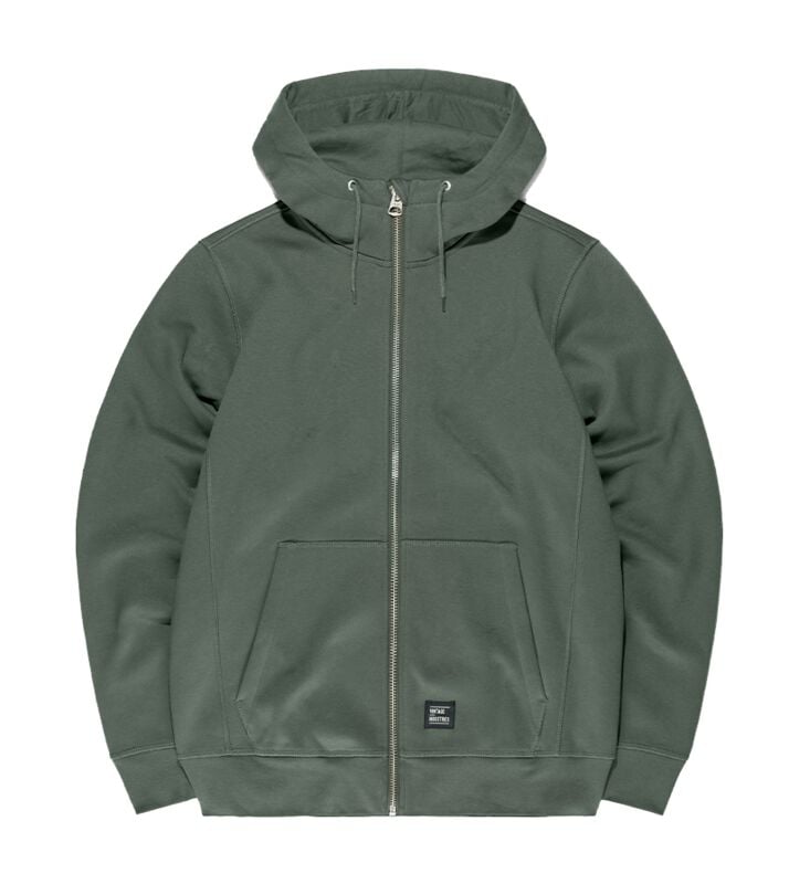 Sweat-shirt zippé à capuche  de Vintage Industries - Sweat À Capuche Basing - S à XXL - pour Homme - gris - Vintage Industries