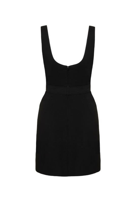 Robe courte  de Hell Bunny - Mallory Pinafore Dress - XS à S - pour Femme - noir - hell bunny - View 2