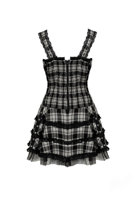 Robe courte  de Hell Bunny - Harley Dress - XS à XXL - pour Femme - noir/gris/blanc - hell bunny - View 2