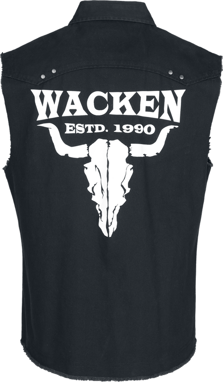 Veste Sans Manches  de Wacken Open Air - Wacken - S à 5XL - pour Homme - noir - Wacken Open Air - View 2