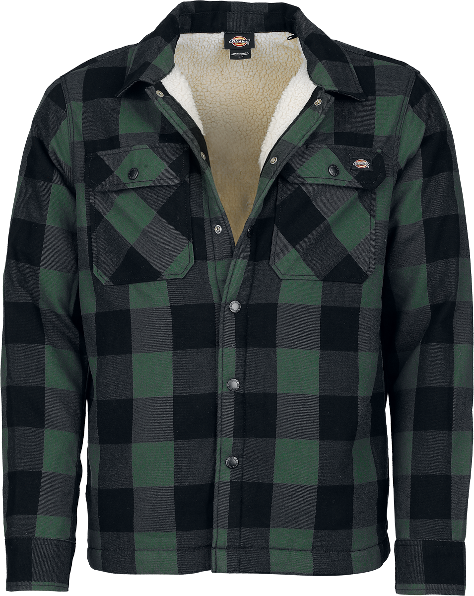 Veste mi-saison  de Dickies - Lined Sacramento - S à XXL - pour Homme - vert/noir - Dickies - View 2