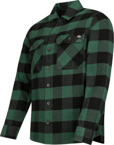 Chemise manches longues  de Dickies - Sacramento Shirt - S à XXL - pour Homme - vert/noir - Dickies - View 2