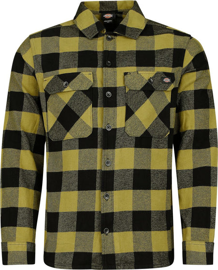 Chemise manches longues  de Dickies - Sacramento Shirt - S à XXL - pour Homme - jaune/noir - Dickies