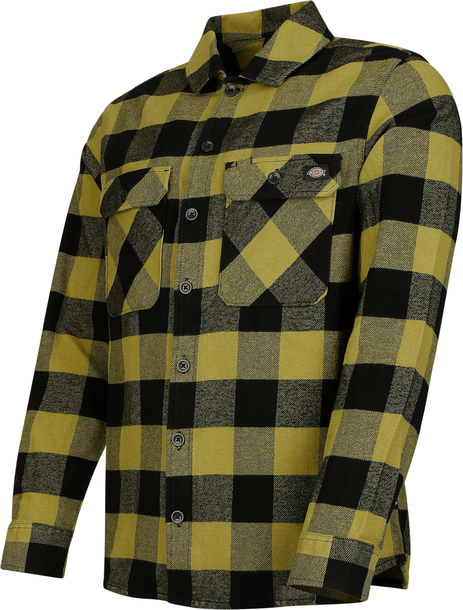 Chemise manches longues  de Dickies - Sacramento Shirt - S à XXL - pour Homme - jaune/noir - Dickies - View 2