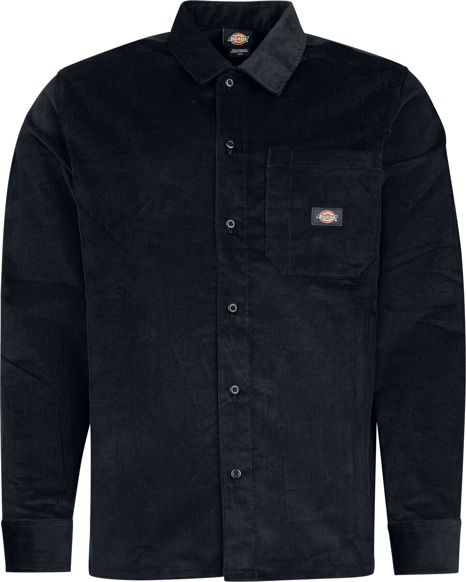 Chemise manches longues  de Dickies - Corduroy Shirt - S à XL - pour Homme - noir - Dickies