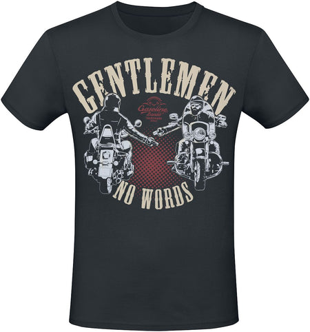 T-Shirt Manches courtes Rockabilly de Gasoline Bandit - No Words - S à 3XL - pour Homme - noir - Gasoline Bandit