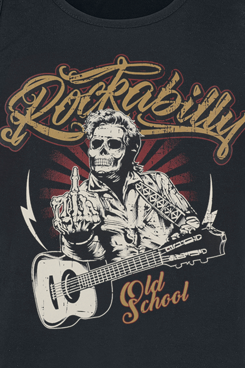 Débardeur Rockabilly de Gasoline Bandit - Old School - Débardeur - S à 4XL - pour Homme - noir - Gasoline Bandit - View 2