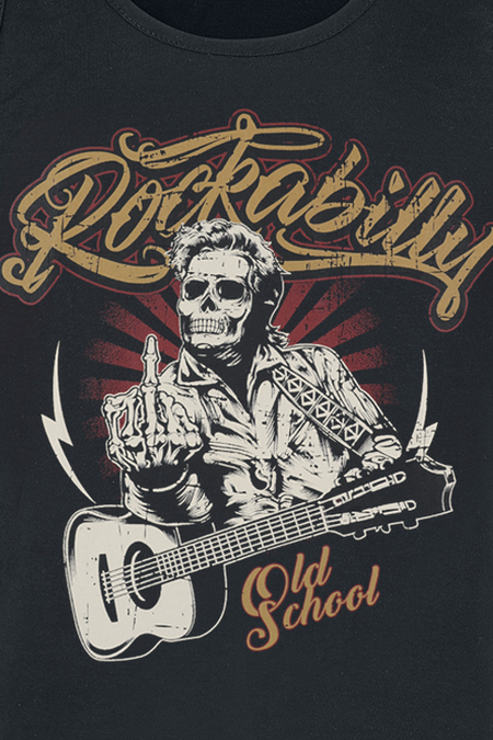 Débardeur Rockabilly de Gasoline Bandit - Old School - Débardeur - S à 4XL - pour Homme - noir - Gasoline Bandit - View 2