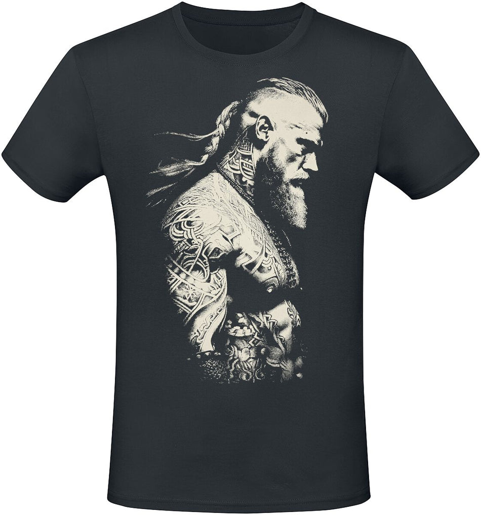 T-Shirt Manches courtes  de Lobo Negro - Nordic Warrior - M à XXL - pour Homme - noir - Lobo Negro