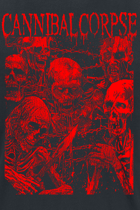 T-Shirt Manches courtes  de Cannibal Corpse - Undead March - S à XXL - pour Homme - noir - Cannibal Corpse - View 2