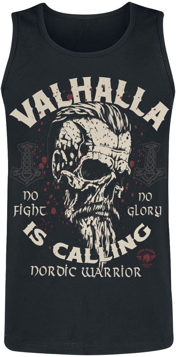 Débardeur  de Lobo Negro - Valhalla is calling - Débardeur - S à XL - pour Homme - noir - Lobo Negro