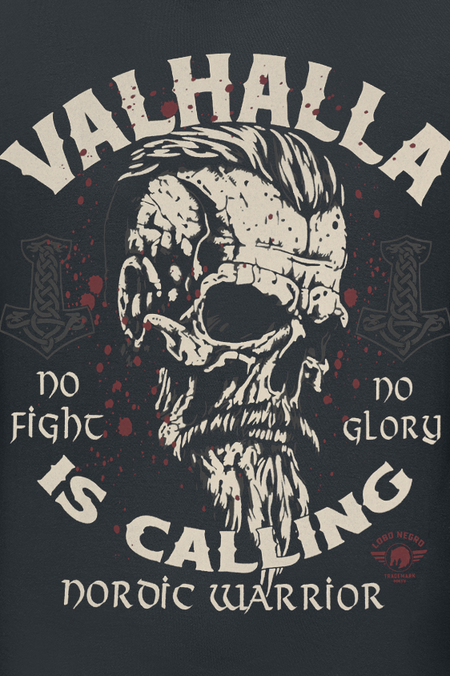 Débardeur  de Lobo Negro - Valhalla is calling - Débardeur - S à XL - pour Homme - noir - Lobo Negro - View 2