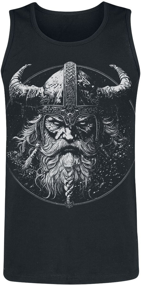 Débardeur  de Lobo Negro - Viking King - S à 4XL - pour Homme - noir - Lobo Negro