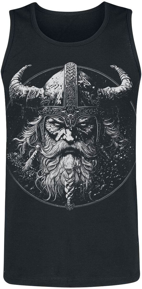 Débardeur  de Lobo Negro - Viking King - S à 4XL - pour Homme - noir - Lobo Negro