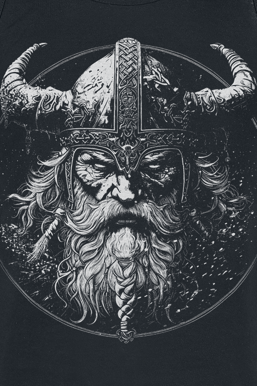 Débardeur  de Lobo Negro - Viking King - S à 4XL - pour Homme - noir - Lobo Negro - View 2