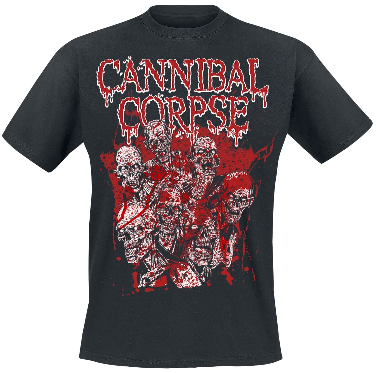 T-Shirt Manches courtes  de Cannibal Corpse - Horde - S à XXL - pour Homme - noir - Cannibal Corpse