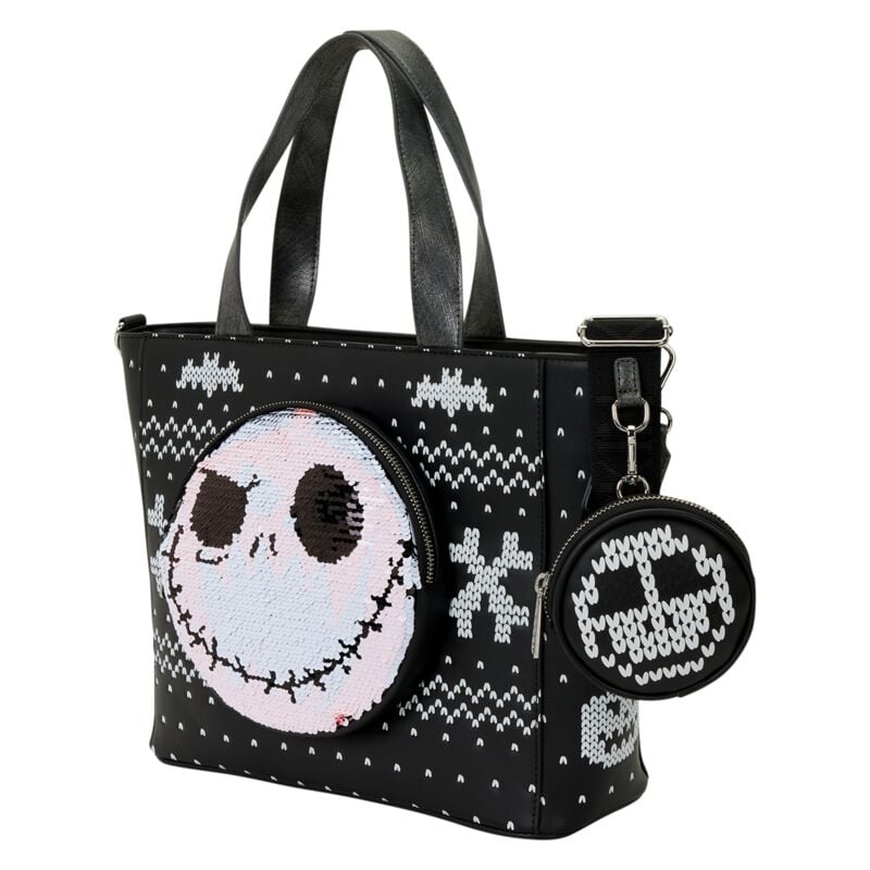 Sac à main Disney de L'Étrange Noël De Monsieur Jack - Loungefly - Jack - pour Unisexe - noir/blanc - L'Étrange Noël De Monsieur Jack