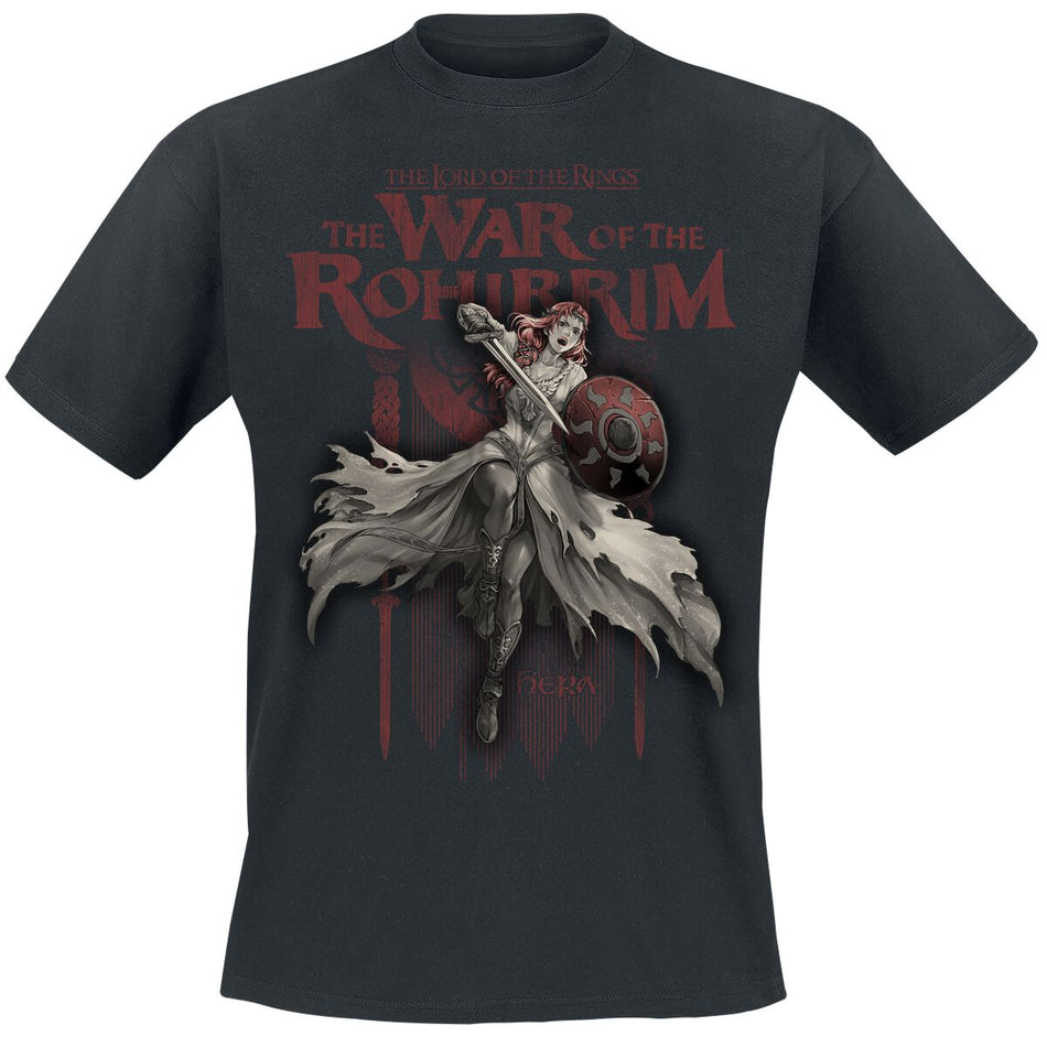 T-Shirt Manches courtes  de Le Seigneur Des Anneaux - La Guerre des Rohirrim - Hera - S à 4XL - pour Homme - noir - Le Seigneur Des Anneaux