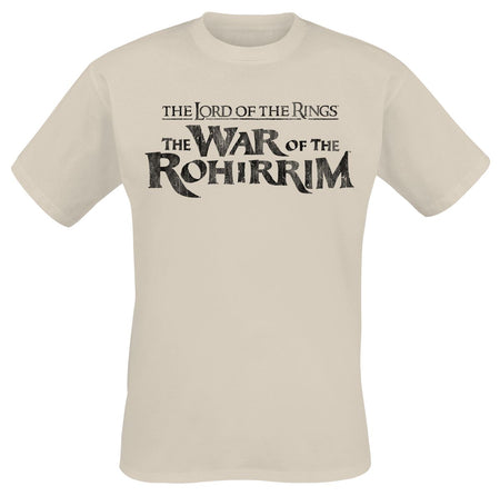 T-Shirt Manches courtes  de Le Seigneur Des Anneaux - La Guerre des Rohirrim - Blasons de Riddemark - S à 4XL - pour Homme - sable - Le Seigneur Des Anneaux