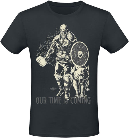 T-Shirt Manches courtes  de Lobo Negro - Our Time Is Coming - S à XXL - pour Homme - noir - Lobo Negro